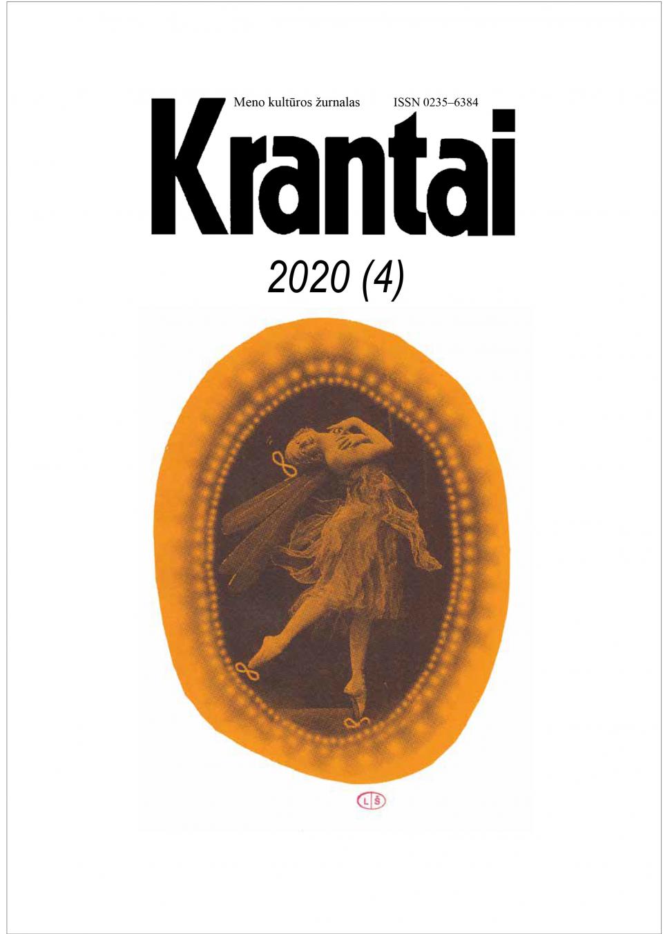Meno kultūros žurnalas "Krantai", 2020 Nr. 4, 2020 m.