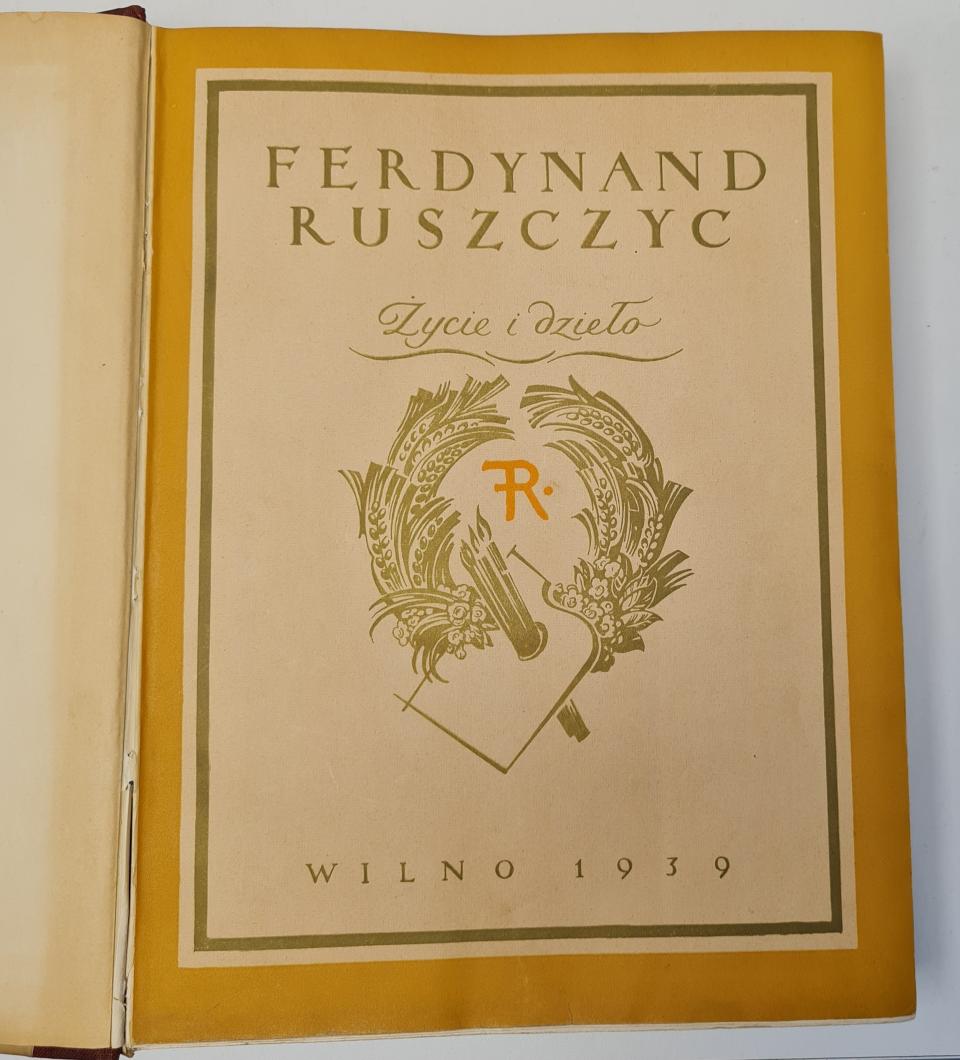 „Ferdynand Ruszczyc: życie i dzieło“, 1939 m.