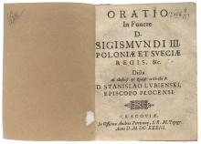 Oratio in funere D. Sigismunidi III. [...] LM-59