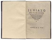 Il viazo del clarissimo messer Ambrosio Contarini [...] LM-54