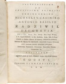 Icones familiae ducalis Radivilianae [...] LM-84