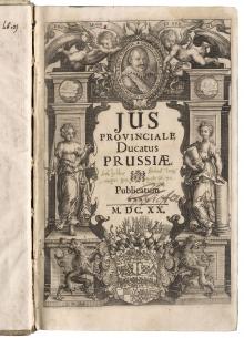 Jus Provinciale Ducatus Prussiae. [...] LM-10