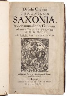 Chronicon Saxoniae & vicinarum aliquot Gentium [...] LM-18