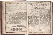 Officia propria ss. Patronorum sacri ordinis Divi Benedicti [...] LM-29