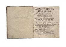 Adnotationes historicae de originae, antiquitate […] LM-136