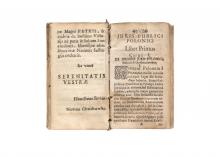 Regni Poloniae ius publicum ex statutis ac constitutionibus depromptum...LM-148