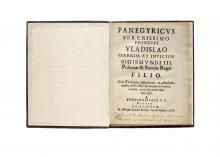 Panegyricus Serenissimo Principi Vladislao Sereniss [...] LM-169