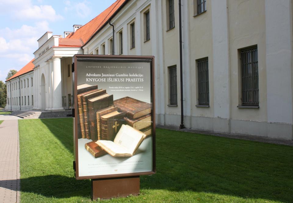 Paroda „Advokato Jauniaus Gumbio kolekcija: knygose išlikusi praeitis“, 2018 m. rugsėjo 13 - spalio 21 d.